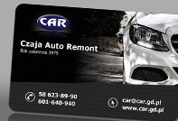 Czaja Auto Remont - wizytówki