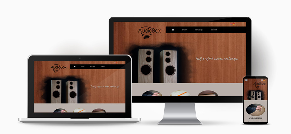 AudioBox - strona internetowa