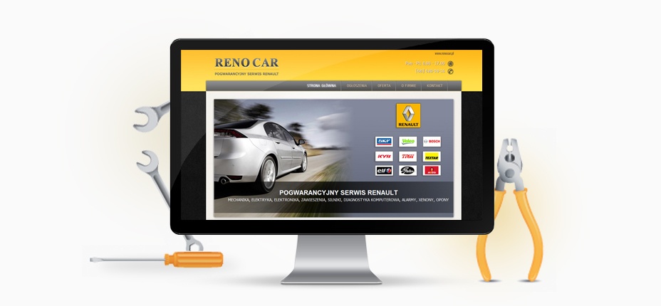 Reno Car - strona internetowa